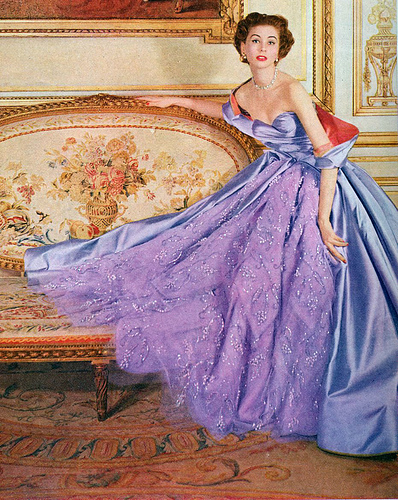 Suzy Parker in an Amazing Violet Dress ~ Lady Violette's Dream Ball Gown  for the Upcoming Holidays « Lady Violette